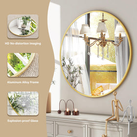 HARRITPURE high-definition 5mm glass mirror, crisp reflections and color accuracy.