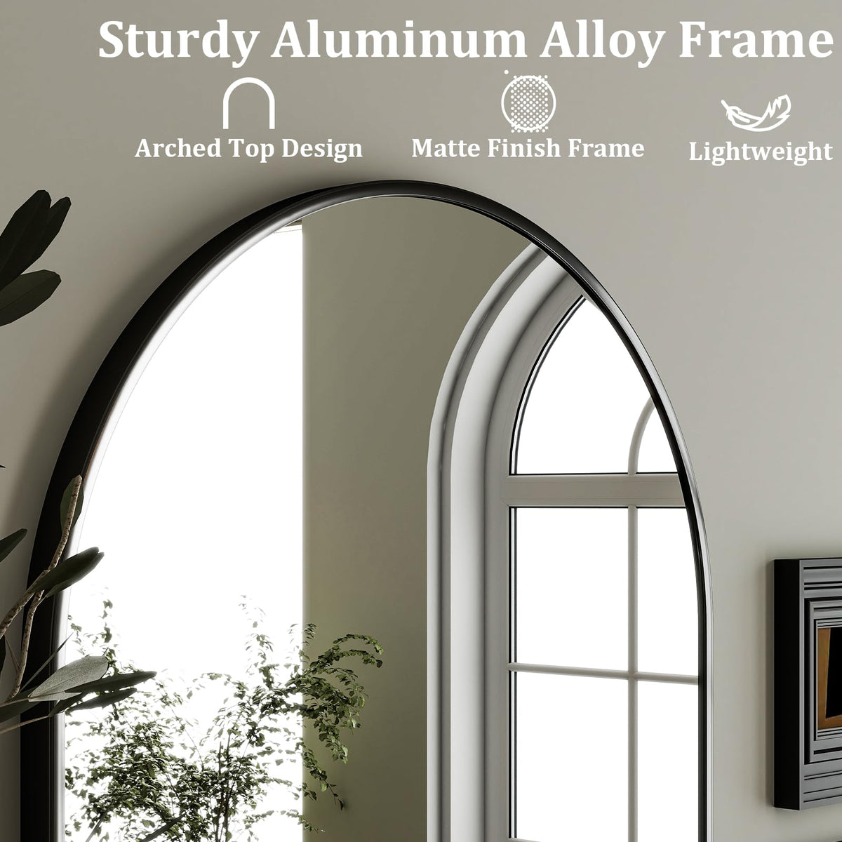 HARRITPURE wall mount hardware included for easy installation.