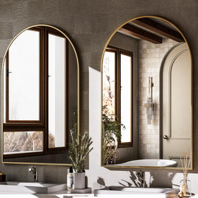 HARRITPURE wall mounted bathroom mirror ready for installation in any bathroom