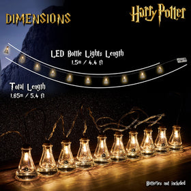 Harry Potter bedroom and living room lighting offers a warm glow for fans.