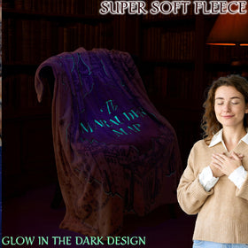 Harry Potter glow blanket gift-ready packaging for fans.