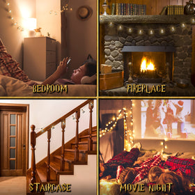 Harry Potter indoor-use string lights for cozy dorm room lighting.