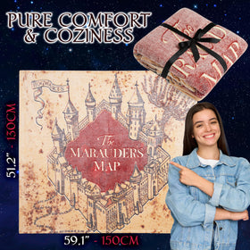 Harry Potter glow blanket lightweight warmth ideal for travel.
