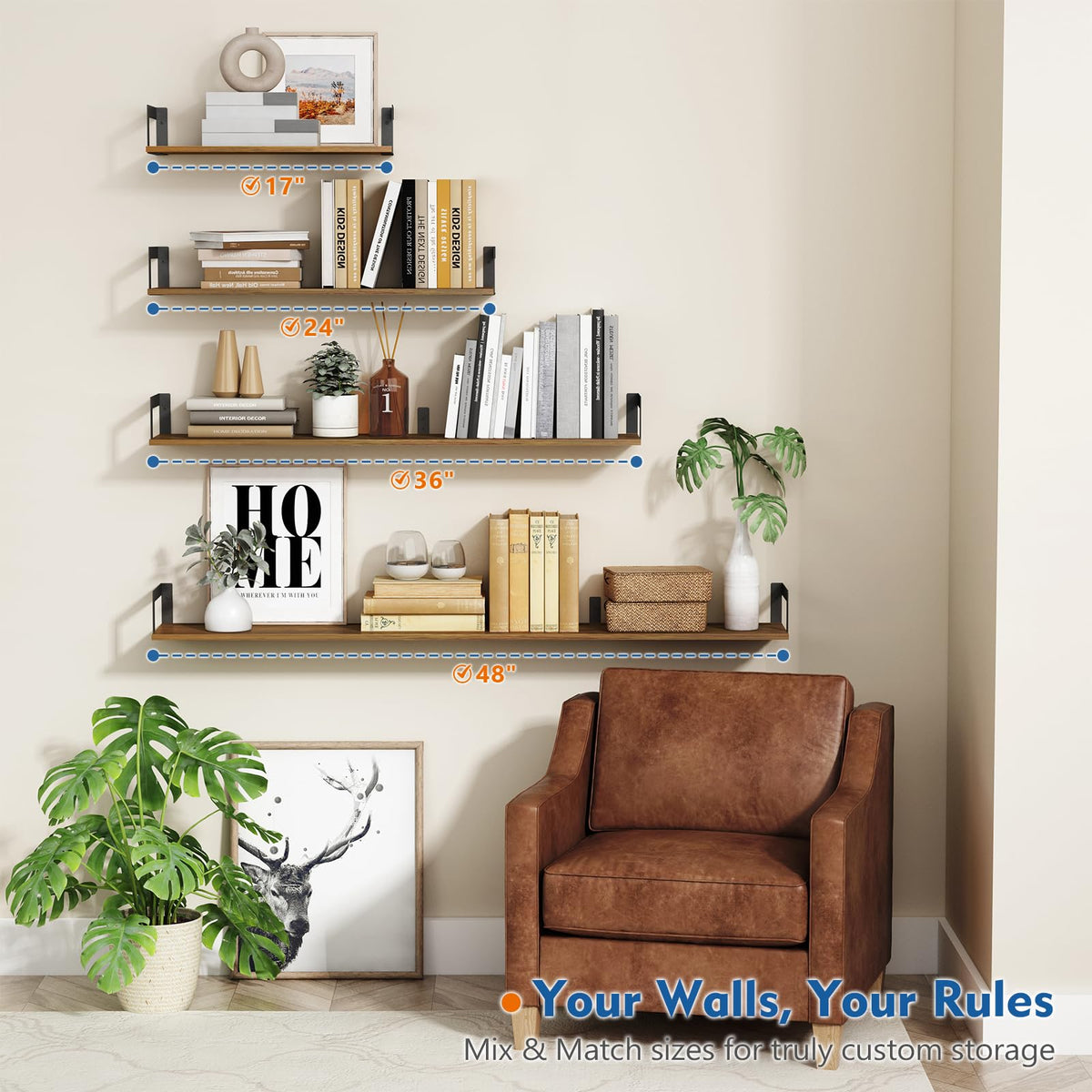 Harwaya solid wood construction ensures durability with a rustic finish for timeless style