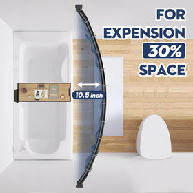 Haryaers curved-rod-bracket-rotation enables flexible angle installation