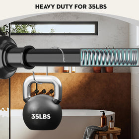 Haryaers no-drill installation with clear steps for quick setup.