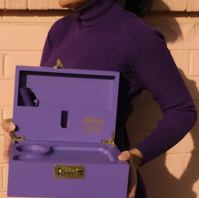 HASHSTASH compact yet roomy design fits on shelves.