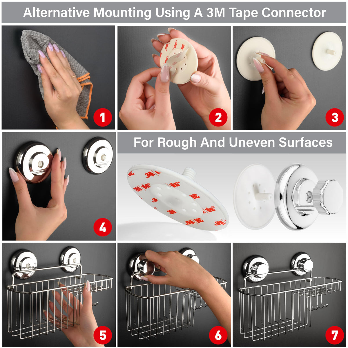 HASKO warm tip improves initial installation for a stronger suction seal.
