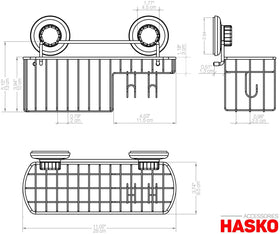 HASKO installation tip: test suction on smooth surfaces for secure mounting.