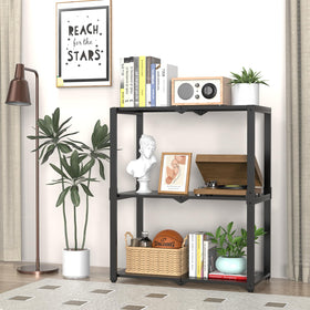 Hastatii 13-5-inch wide unit fits narrow corners like kitchens or baths.