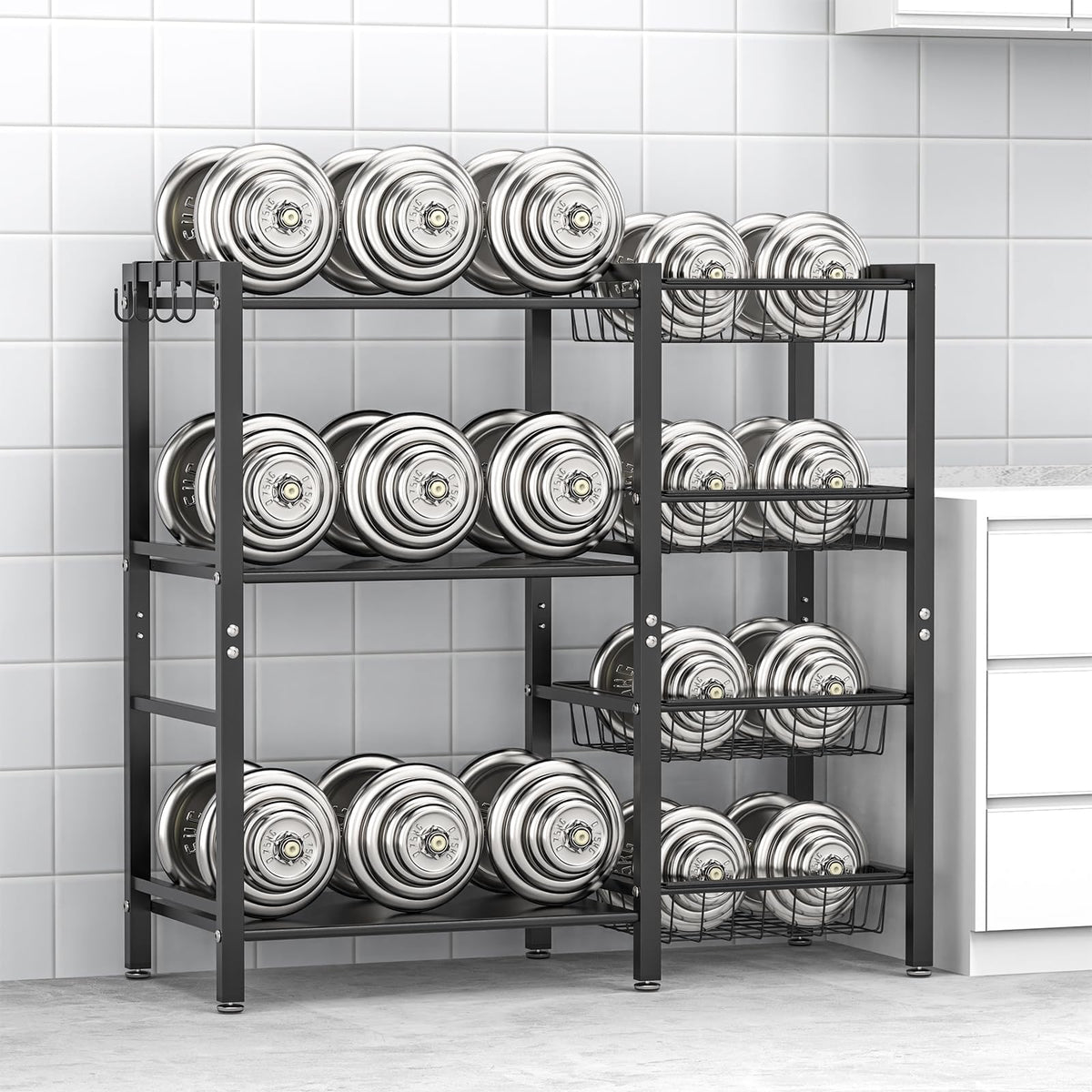 Hastatii multiroom-storage helps in kitchen, laundry, and bedroom for tidy organization
