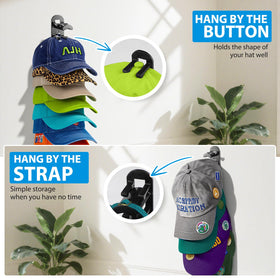 Durable ABS material keeps hat shapes intact during storage.