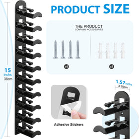 Hatisan hat hook wall mount with adhesive and screws for secure installation.