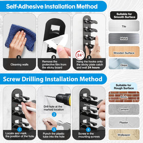 Compact wall display helps tidy small rooms and maximize space.