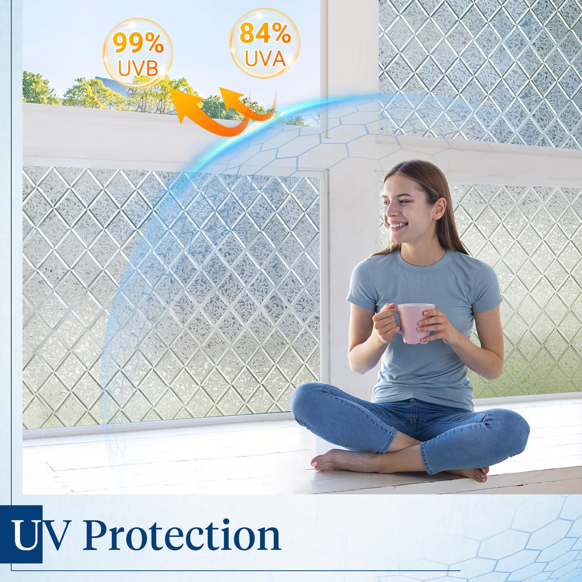 Haton film installed horizontally or vertically for flexible fit