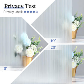 Haton Reeded Glass Film easy removal without damage for tenants.