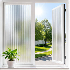 Haton Reeded Glass Film applied for privacy with diffused natural light.