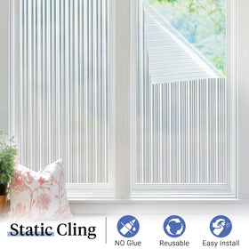 Haton elegant reeded look enhances glass partitions with a premium feel.