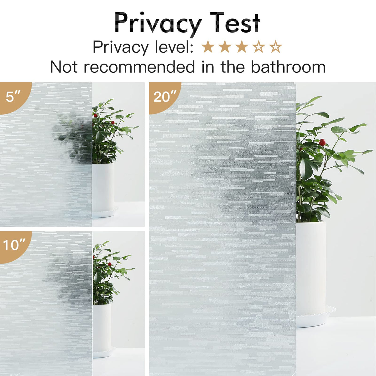 Haton static cling installation on glass surface without glue