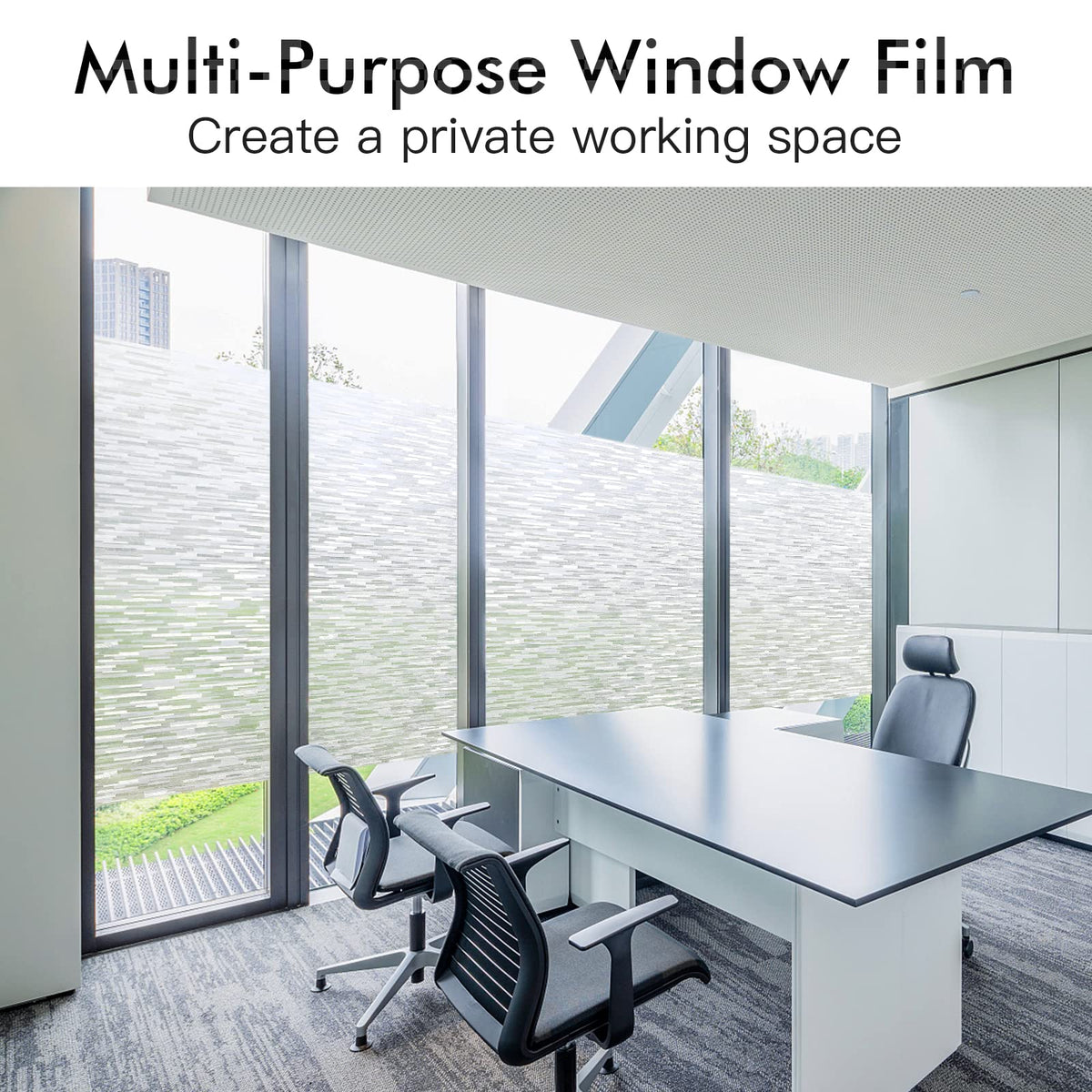 Haton UV-blocking film reduces sun exposure and helps protect furnishings