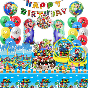 Hatraky 188pcs tablecloth creates a cohesive party scene