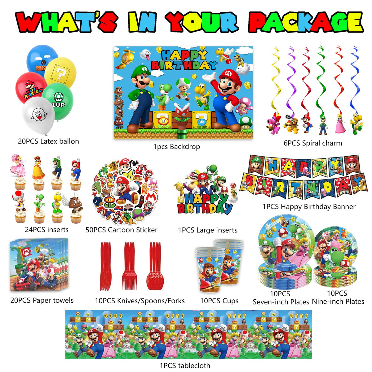 Hatraky birthday backdrop features vibrant patterns for cohesive party visuals.