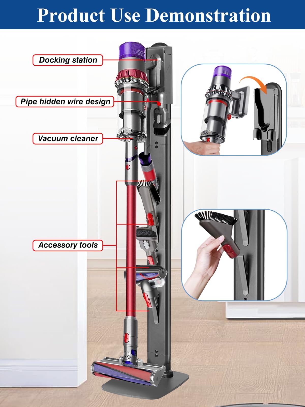 Haturi vacuum stand makes a thoughtful gift for organized homes.