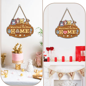 Hatzelou Winnie durable wooden sign designed for long-lasting use