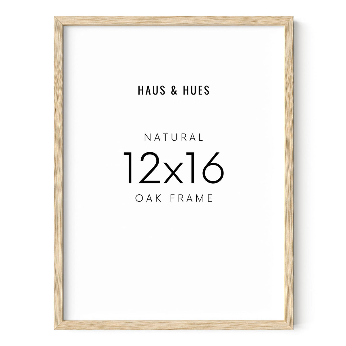 HAUS AND HUES beige oak 12x16 frame showcases photos with a neutral backdrop for easy gallery styling