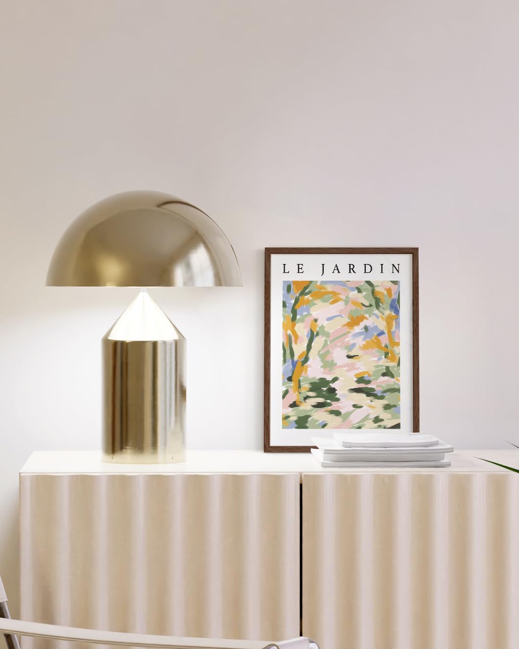 HAUS AND HUES oak frame presented as a gift-ready display solution