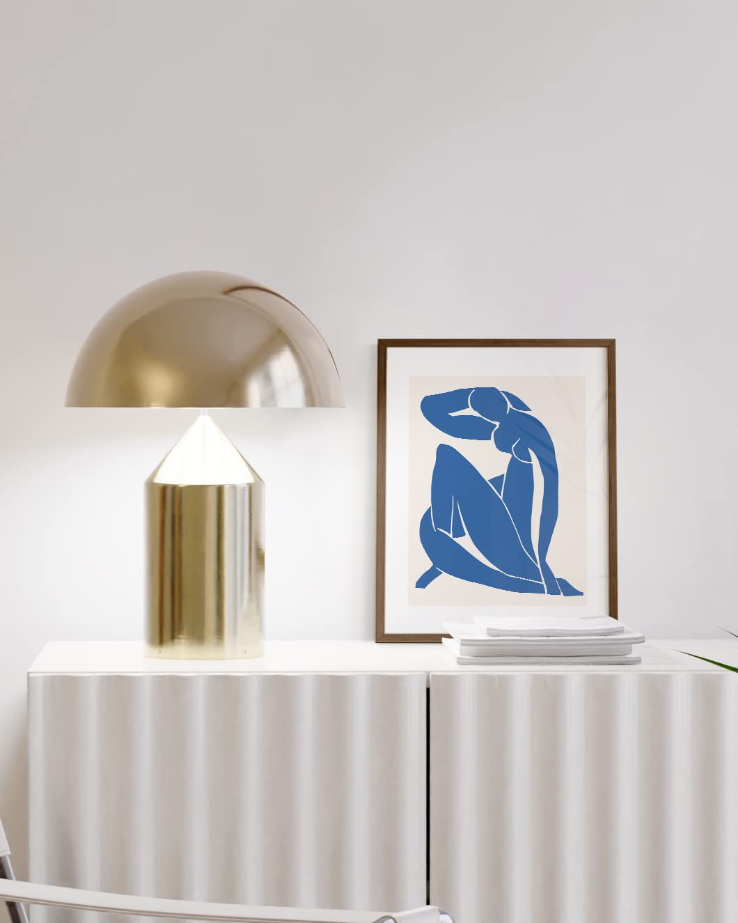 HAUS AND HUES wall-ready display with metal hangers for flexible orientation