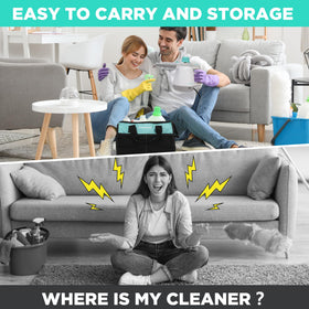 HAUSHOF floor cleaning on hardwood and tile surfaces