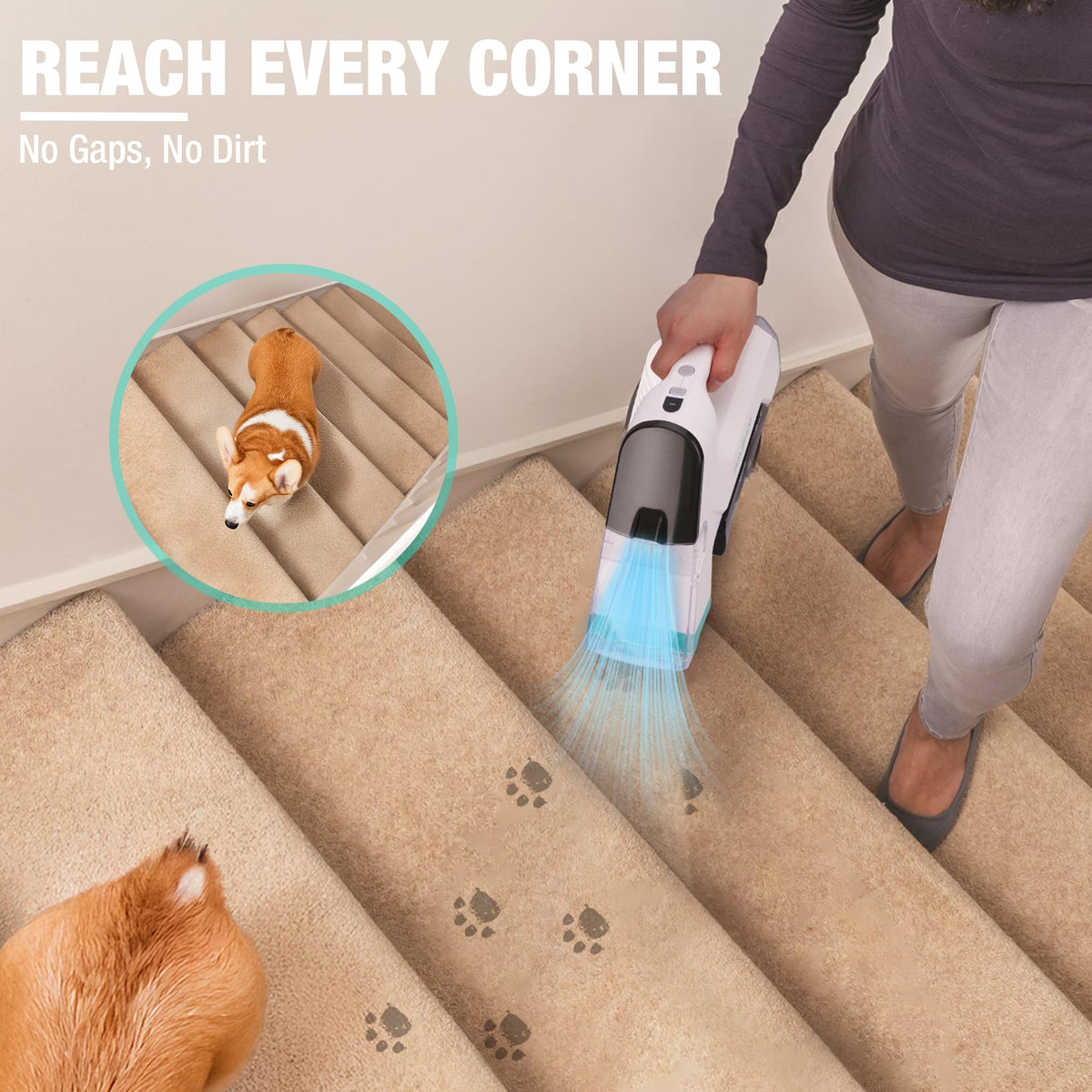 HAUSHOF Type-C charging port enables convenient recharging anywhere.