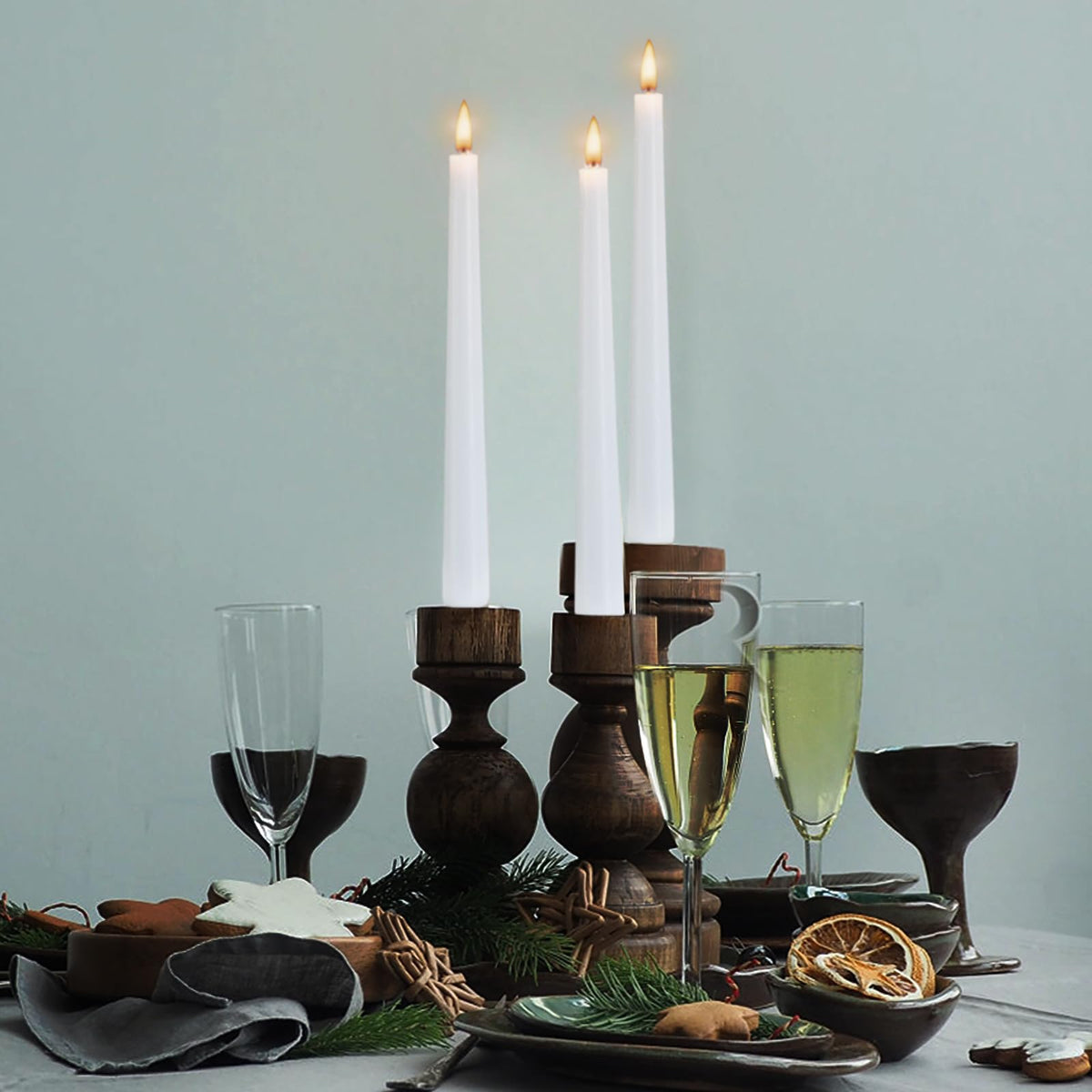 Hausware bulk 36-count candle set ideal for events and venues