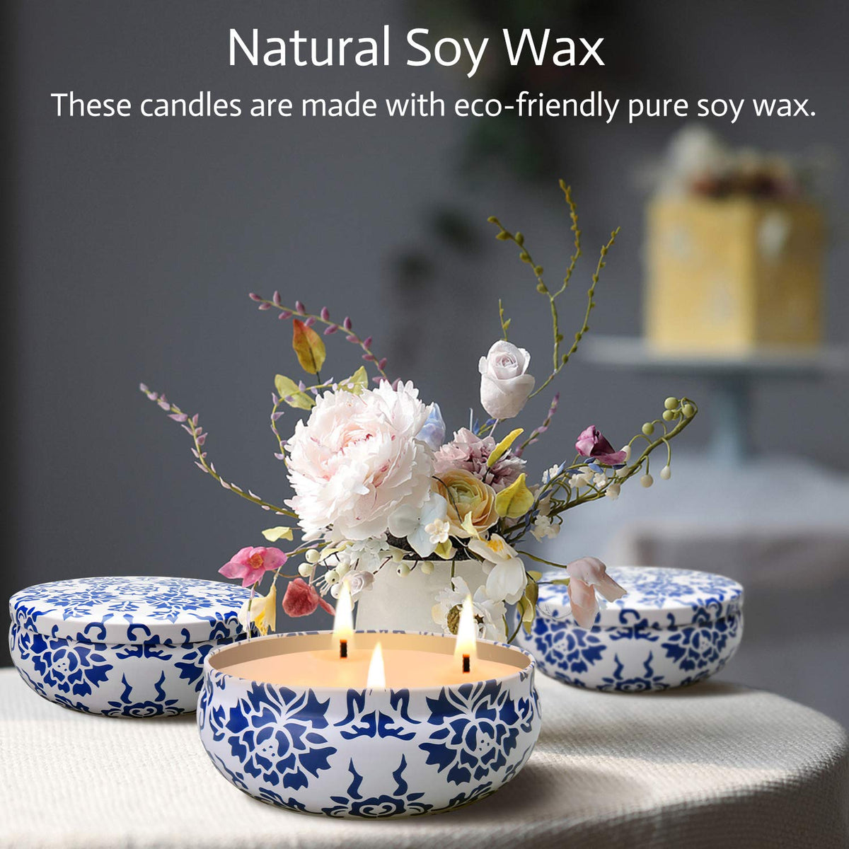 Hausware Citronella Candles travel tin ready for camping trips.