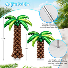 Hauwellter adjustable metal tubes enable customizable palm trees