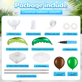Hauwellter coconut balloons create island vibes for photos