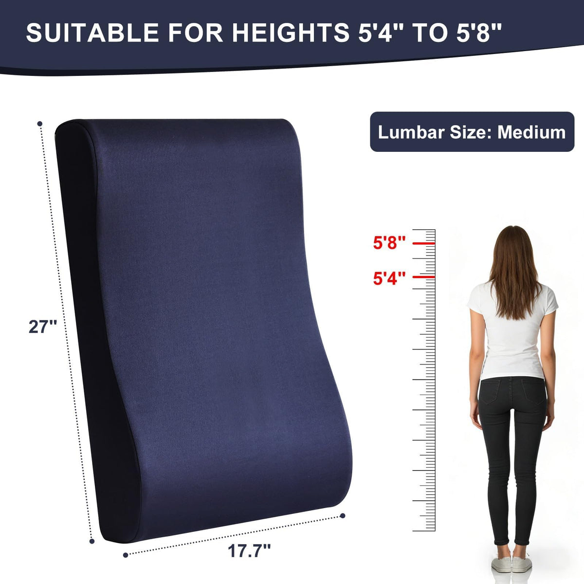 HAVARGO anti-slip-backing keeps the cushion from sliding for comfy reading.