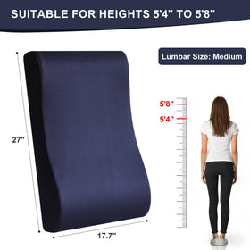 HAVARGO anti-slip-backing keeps the cushion from sliding for comfy reading.