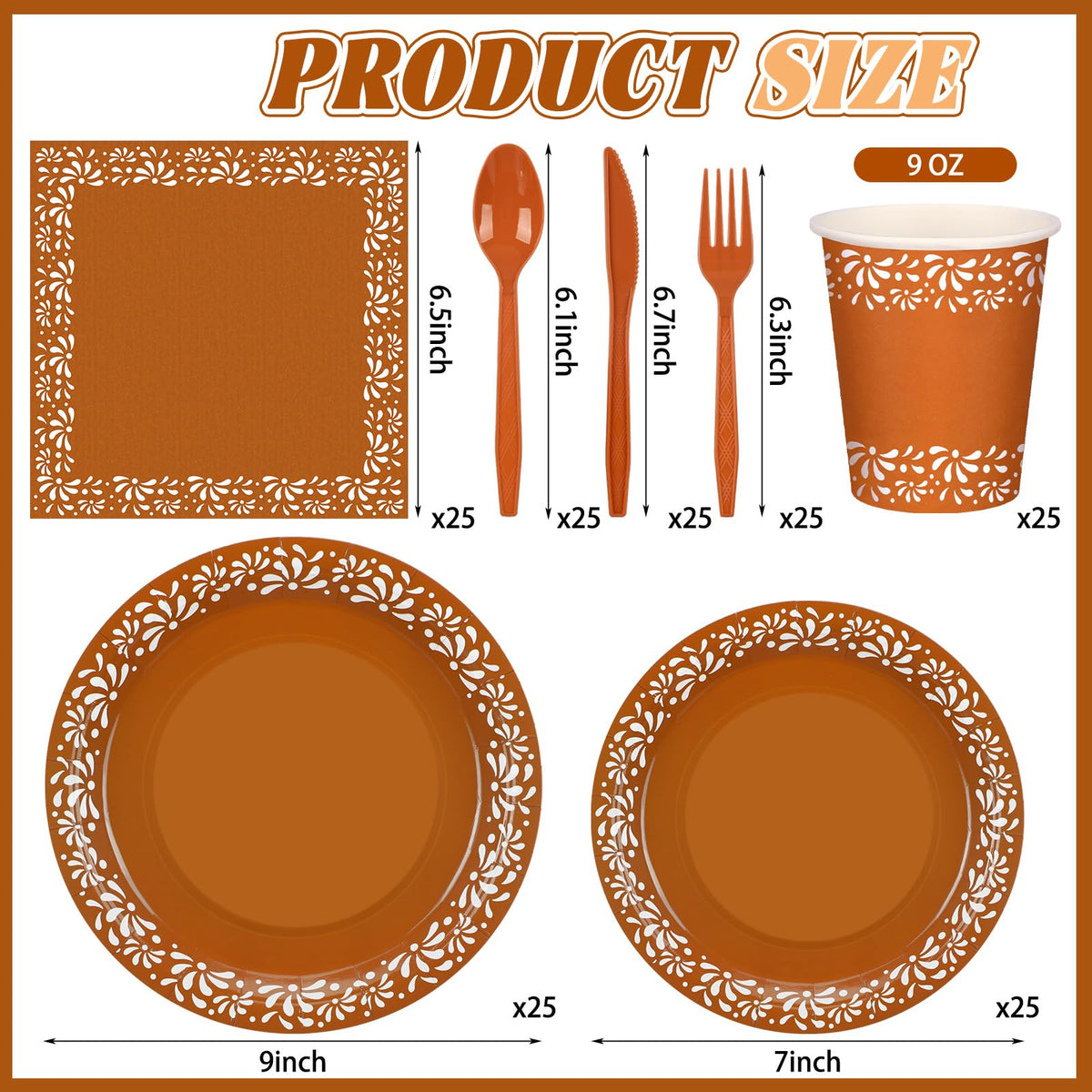 Havawish Cielito Lindo dessert plates with colorful fiesta appeal.