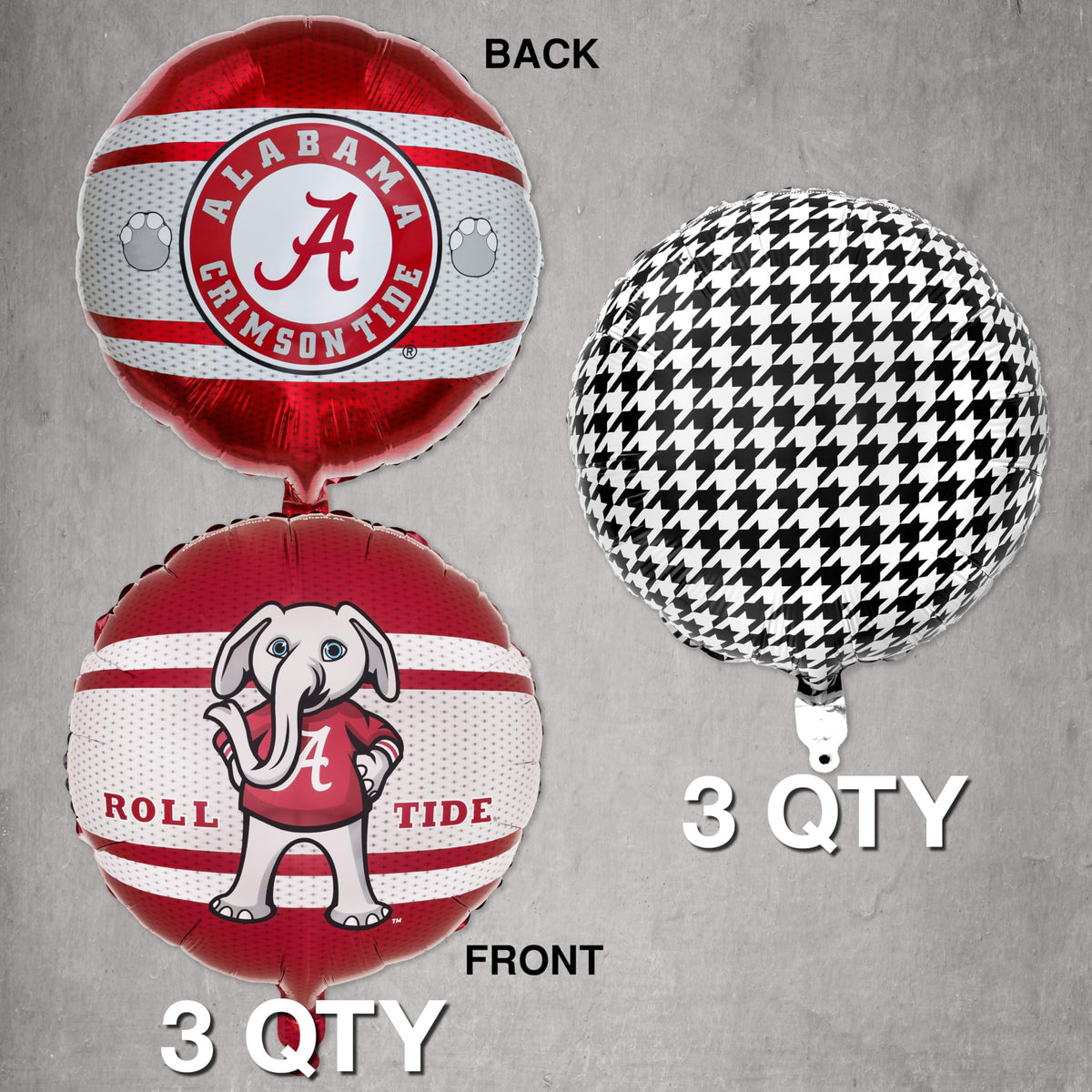 Havercamp houndstooth mylar balloons add classic style to celebrations.