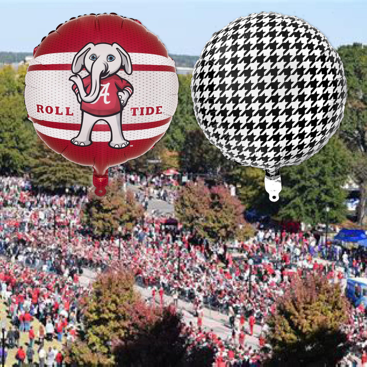 Havercamp setup ideas for alumni gatherings and game days.