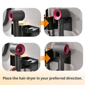 HAVICATO hair dryer slot demonstrates secure, accessible placement.