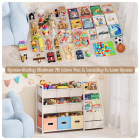 HAVLOTII kid-friendly height enables toddlers to reach books easily.