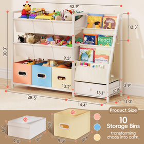 HAVLOTII Montessori sorting design with multiple bin sizes for organized playtime.
