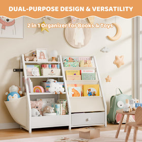 HAVLOTII white nursery furniture blends with a serene kid space.