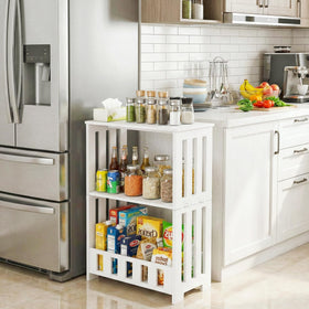 Hayofamy 3-tier end table placed in living room for organized surfaces
