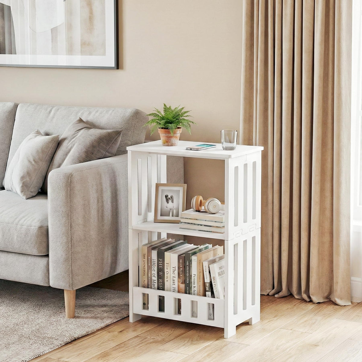 Hayofamy 3-tier side table assembly instructions for quick setup