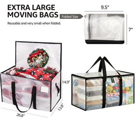 Hayoulabo clear storage bins with lids offer visibility and containment