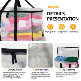 Hayoulabo heavy-duty totes resist wear and support heavy loads